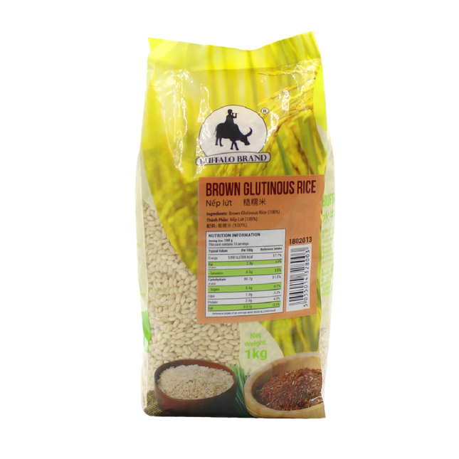 Longdan Brown Glutinous Rice 1kg (Case 10)