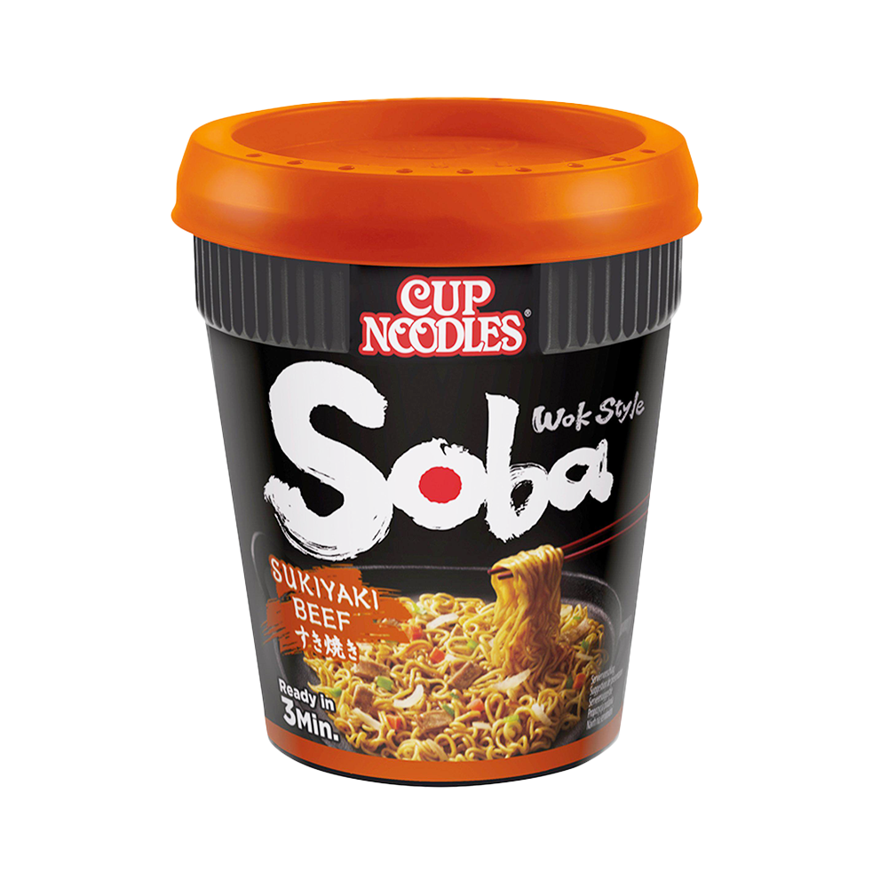 NISSIN Soba Cup Beef Sukiyaki 89g (Case 8)