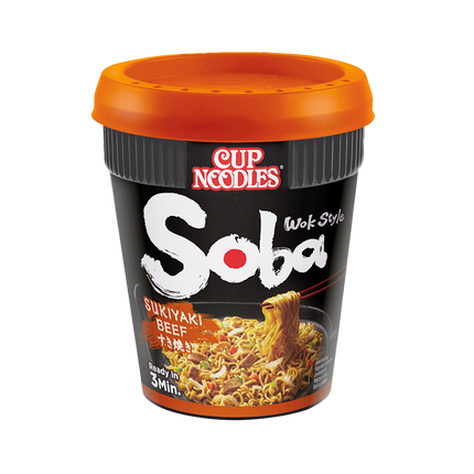 NISSIN Soba Cup Beef Sukiyaki 89g (Case 8)