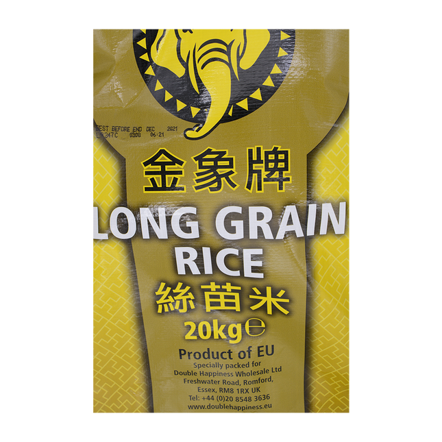 Golden Elephant Long Grain Rice 20kg (Unit)