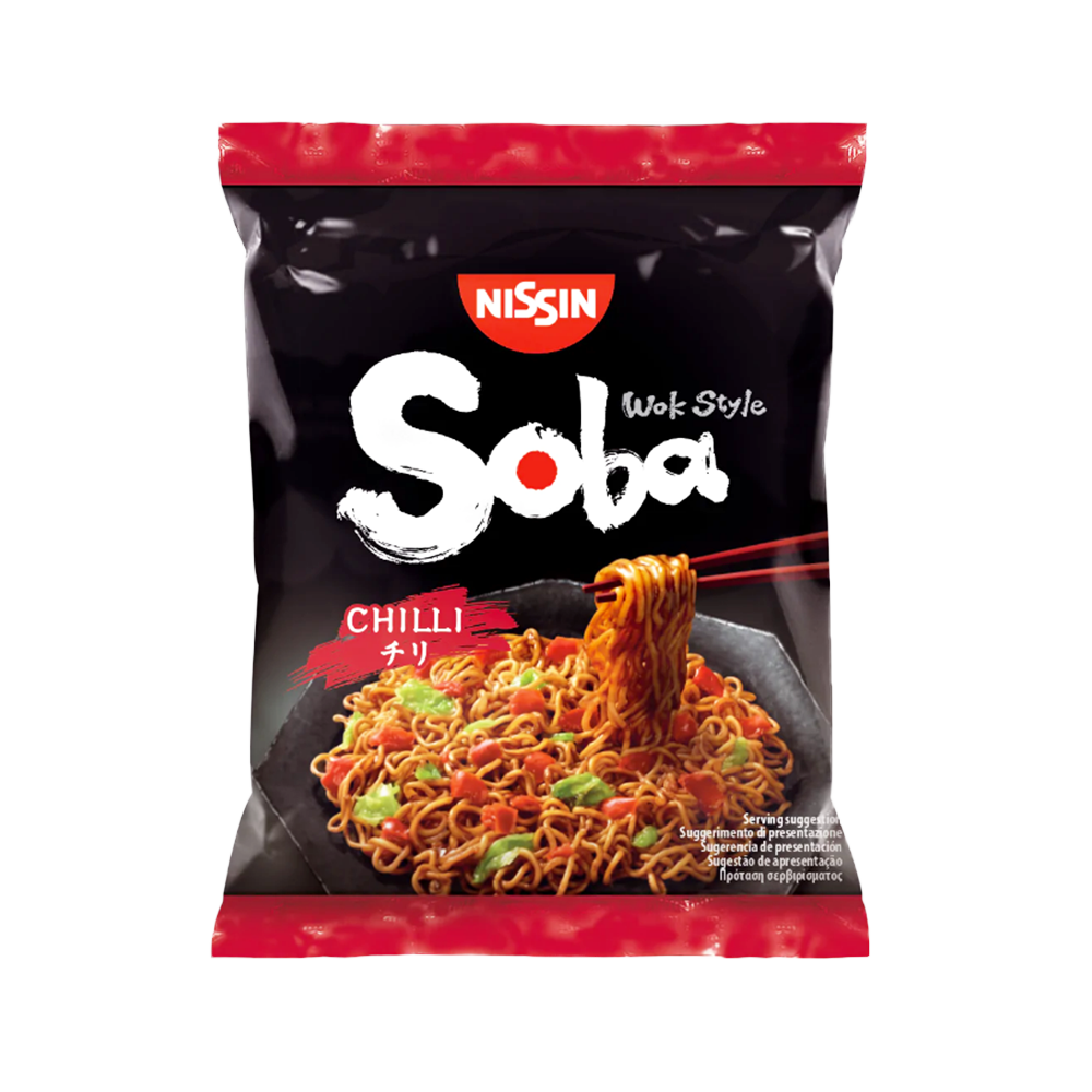 NISSIN EU Soba Bag Chilli 111g (Case 9)