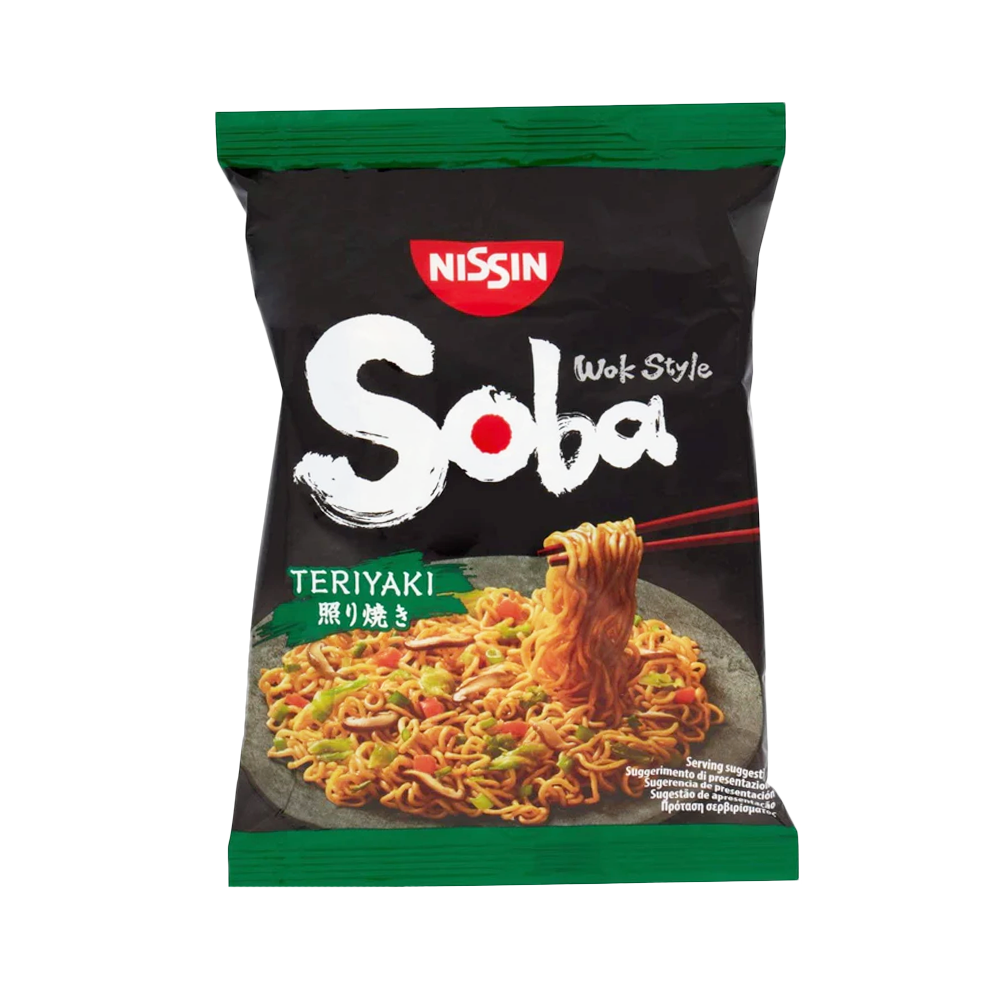 NISSIN EU Soba Bag Teriyaki 110g (Case 9)