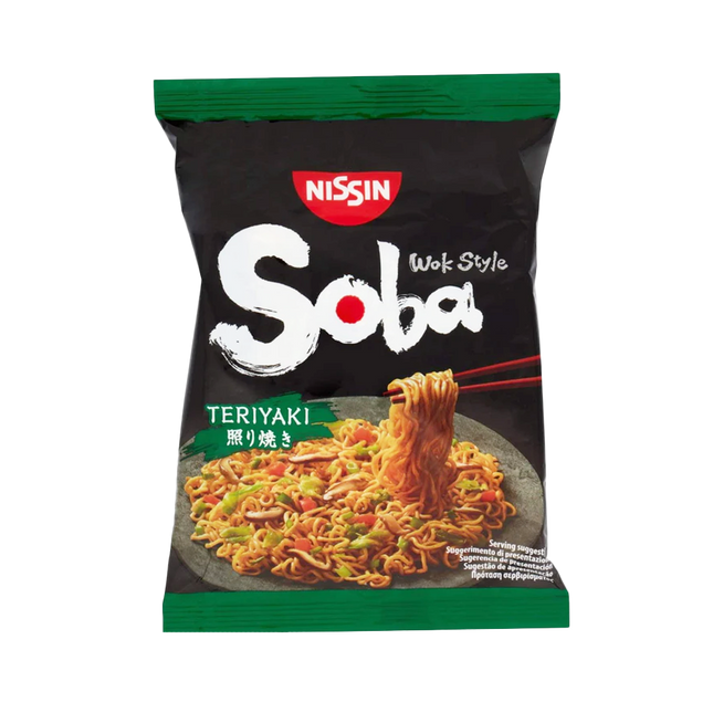 NISSIN EU Soba Bag Teriyaki 110g (Case 9)