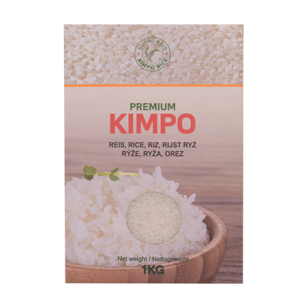 Kimpo Rice - Premium Calrose Grain 1kg - Longdan Online Supermarket