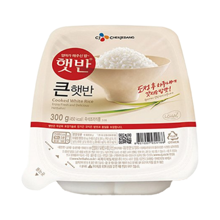 CHEIL JEDANG Cooked Rice (Big Bowl) 300g (Case 18)