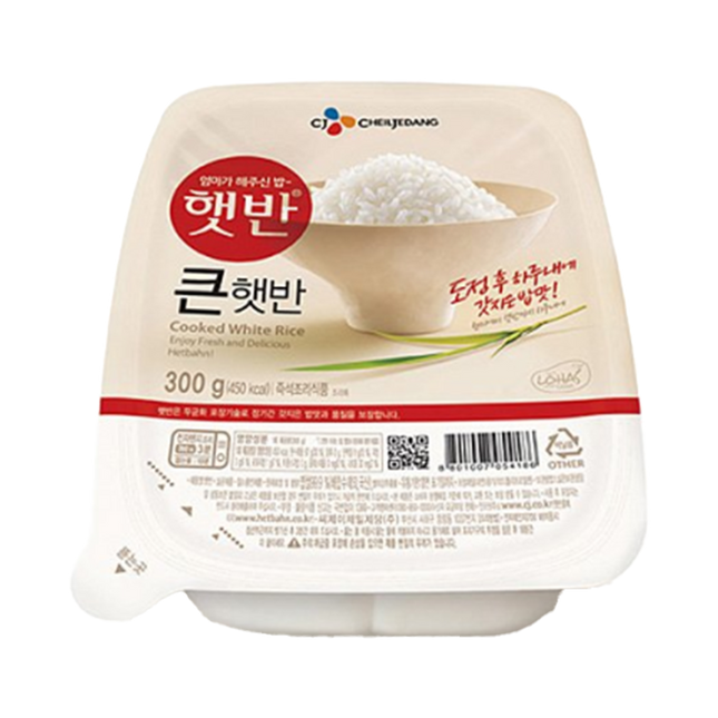 CHEIL JEDANG Cooked Rice (Big Bowl) 300g (Case 18)
