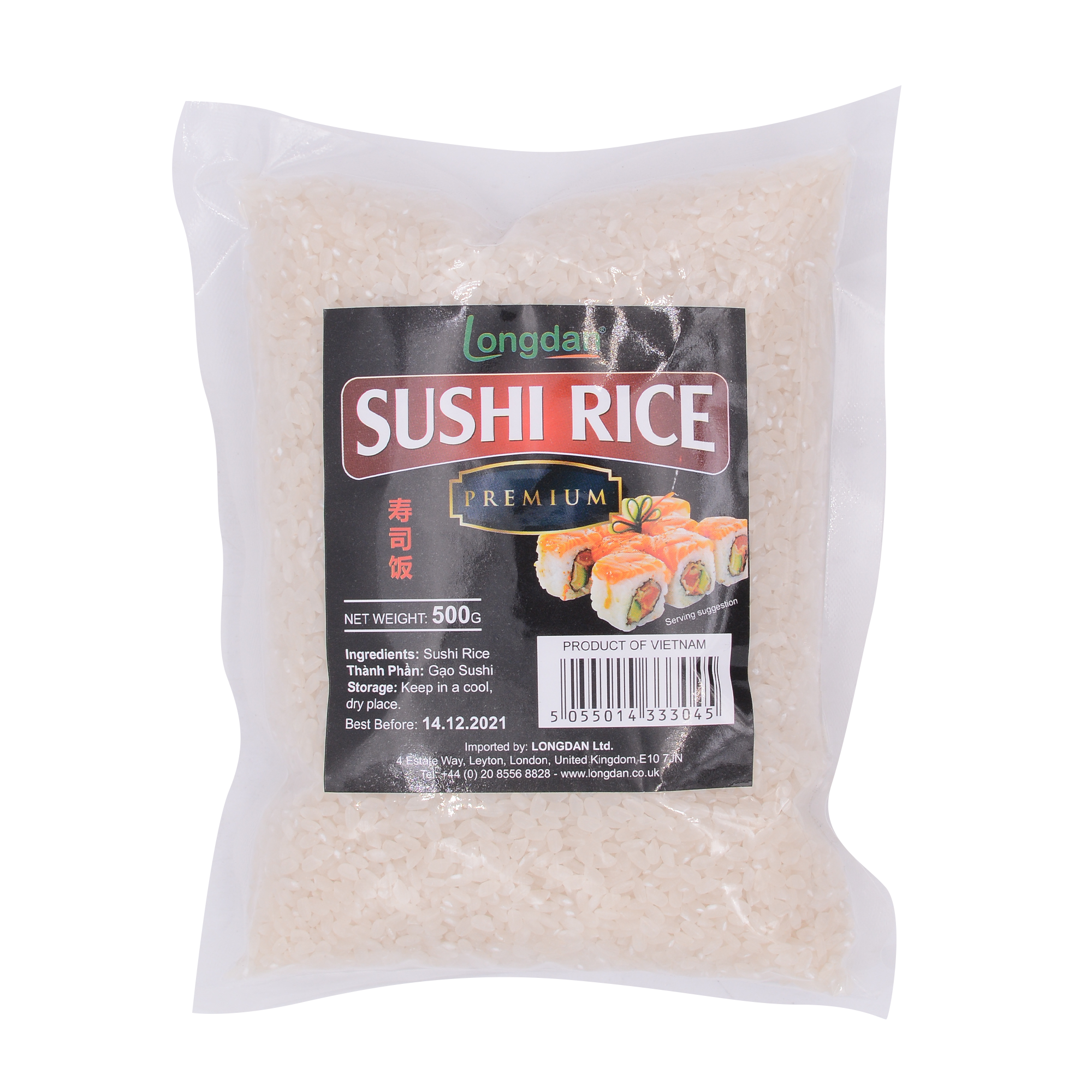 Longdan Premium Sushi Rice 500g - Longdan Online Supermarket