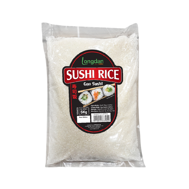 Longdan Sushi Rice 5kg (Case 2)