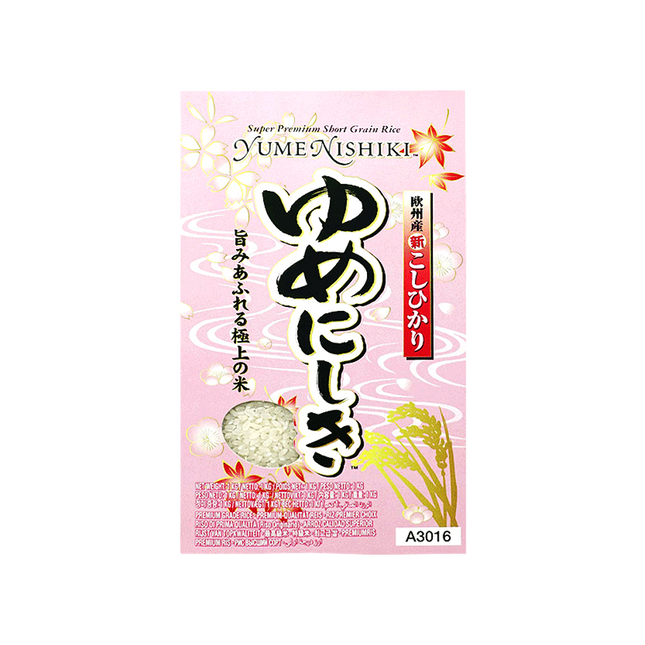 YUME NISHIKI Short Grain Rice 1kg - Longdan Official