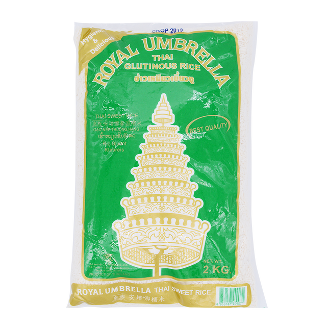 Royal Umbrella Thai Glutinous Rice 2kg - Longdan Online Supermarket