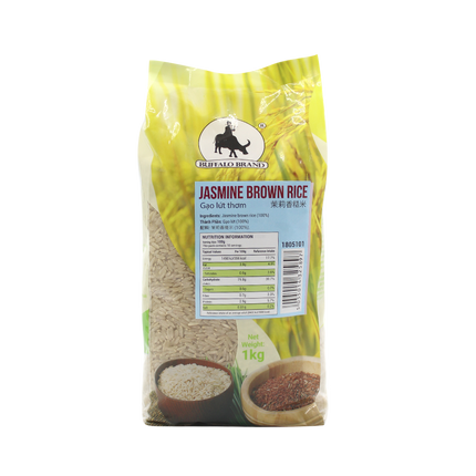 Longdan Jasmine Brown Rice 1kg (Case 10)