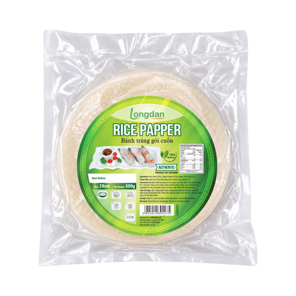 Longdan Spring Roll Rice Paper 28cm 500g (Case 20)