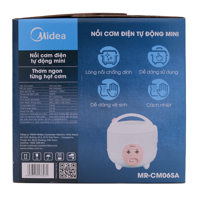 Midea Rice Cooker 0.6L - Longdan Online Supermarket