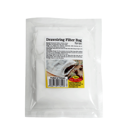 Longdan Drawstring Filter Bag 10cm x 15cm (20pcs) - Longdan Online Supermarket