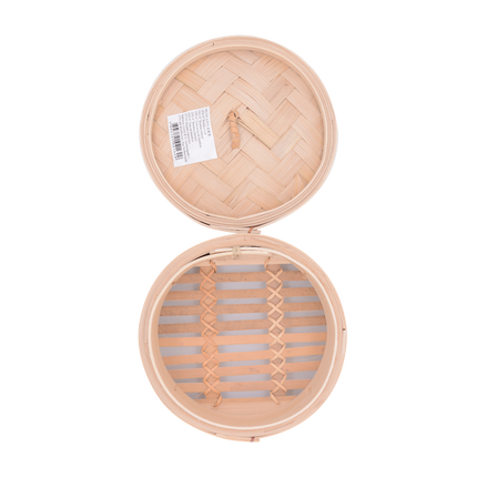Bamboo Steamer Set (6, 7, 8, 9) Inches - Longdan Online Supermarket