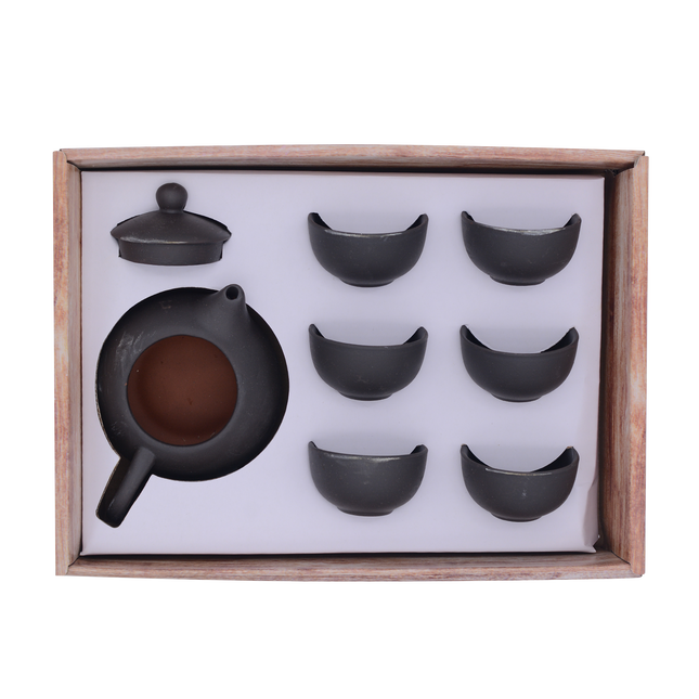 Tea Set (Gray) - Longdan Online Supermarket