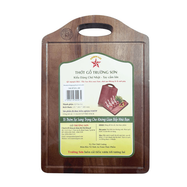 Truong son Wooden Chopping Board 265x385 (CB385) - Longdan Online Supermarket