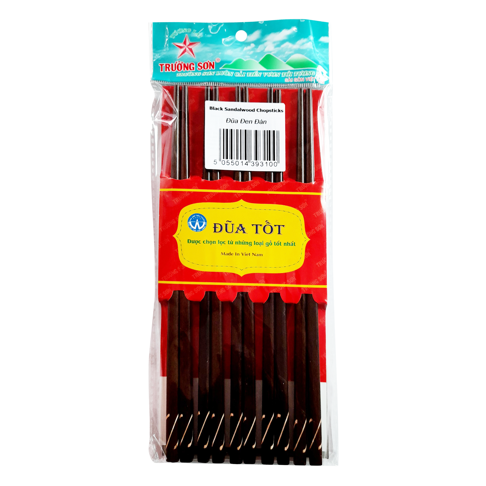 Truong son Black Sandalwood Chopsticks (Case 50)