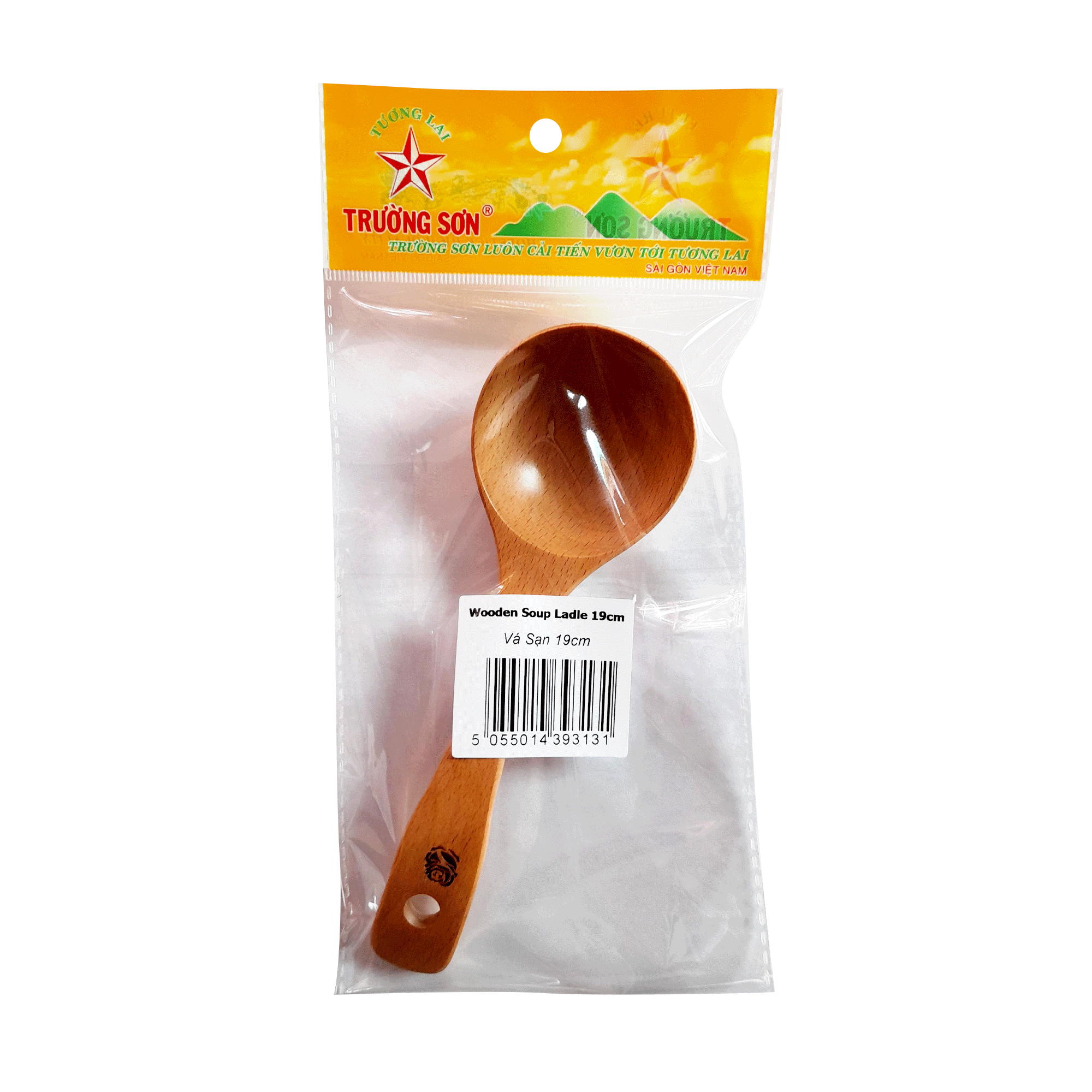 Truong Son Wooden Soup Ladle 19cm (06) - Longdan Online Supermarket
