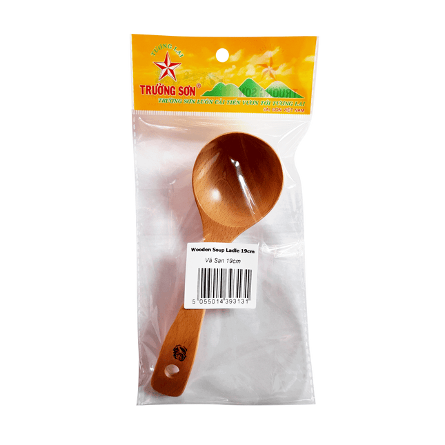 Truong Son Wooden Soup Ladle 19cm (06) - Longdan Online Supermarket