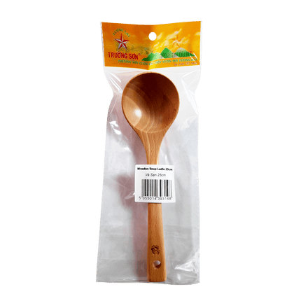 Truong Son Wooden Soup Ladle 25cm  (07) - Longdan Online Supermarket