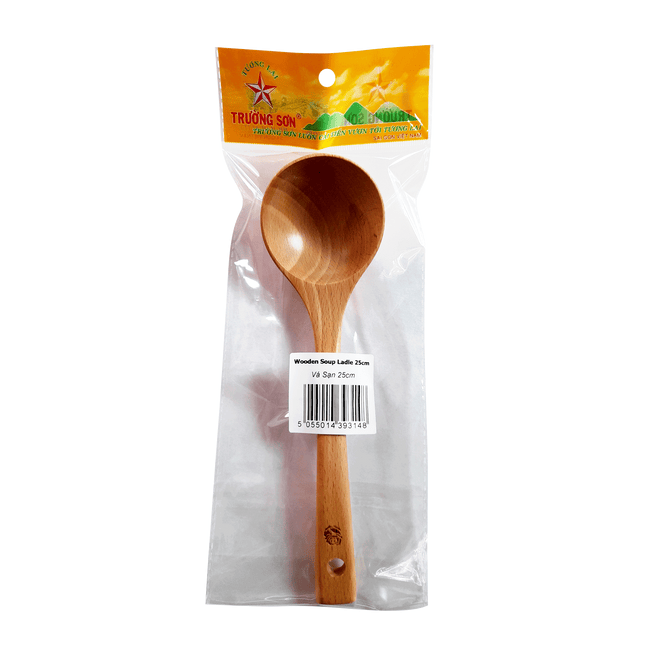 Truong Son Wooden Soup Ladle 25cm  (07) - Longdan Online Supermarket
