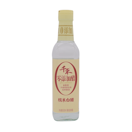 QianHe sticky Rice White Vinegar 500ml - Longdan Online Supermarket