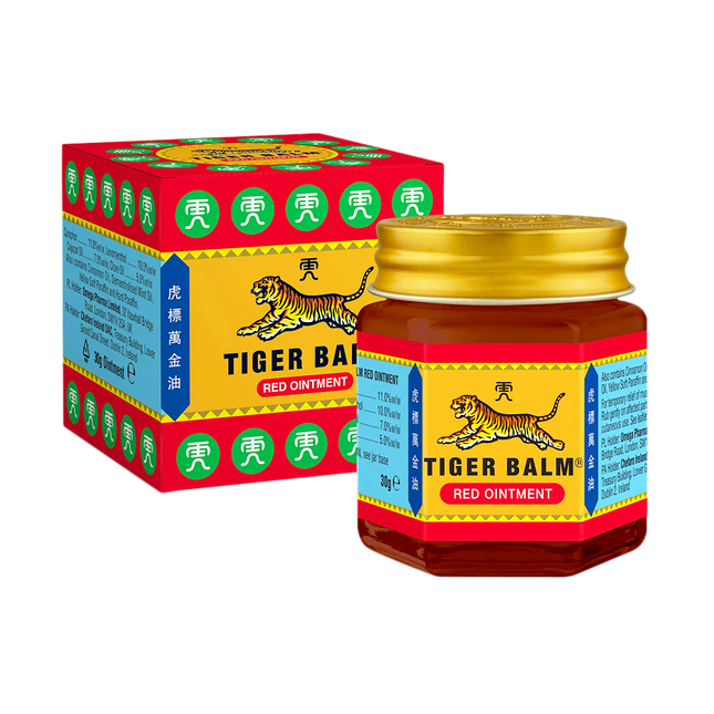 TIGER BALM Medicated Oil - Red 19g - Longdan Official