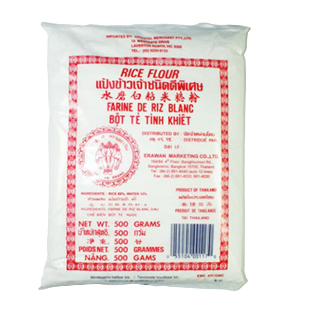 THREE ELEPHANT (ERAWAN) Rice Flour 500g (Case 24)