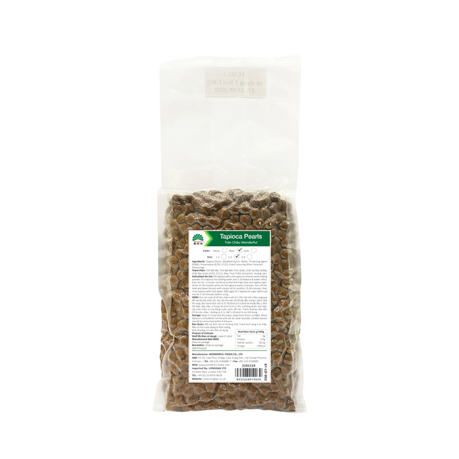 Wonderful Foods Black Tapioca 1kg - Longdan Official Online Store