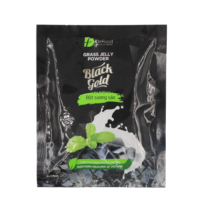 Black Gold Grass Jelly Powder 50g - Longdan Official Online Store