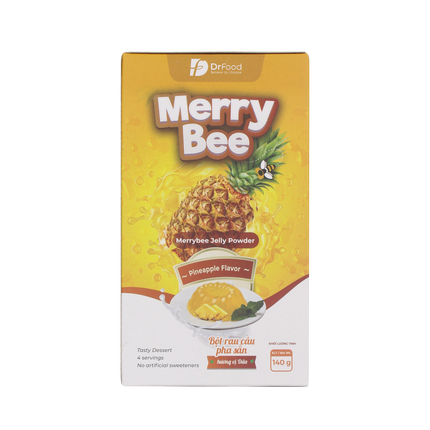 Merrybee Jelly Powder – Pineapple Flavor 140g - Longdan Official Online Store