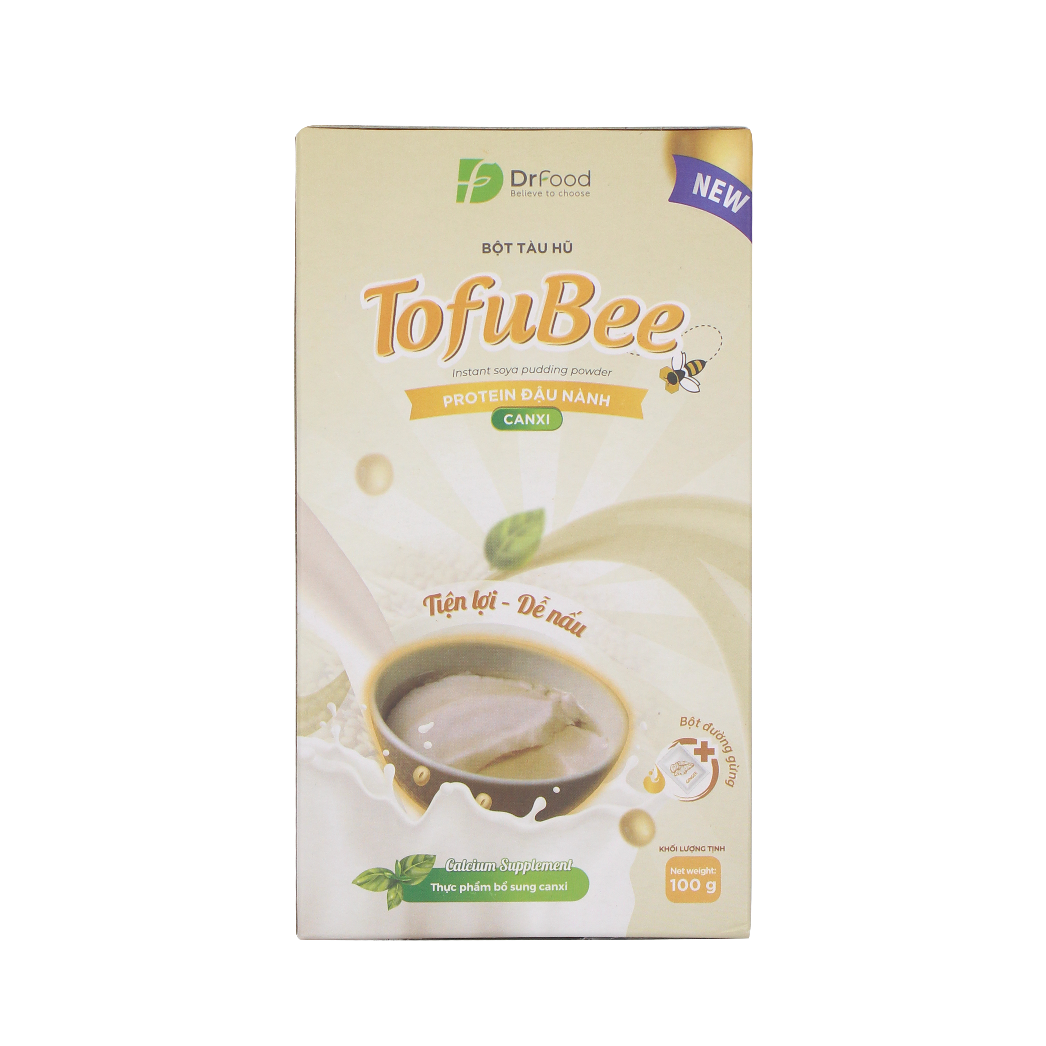 Tofubee Instant Soya Pudding Powder 100g - Longdan Official Online Store