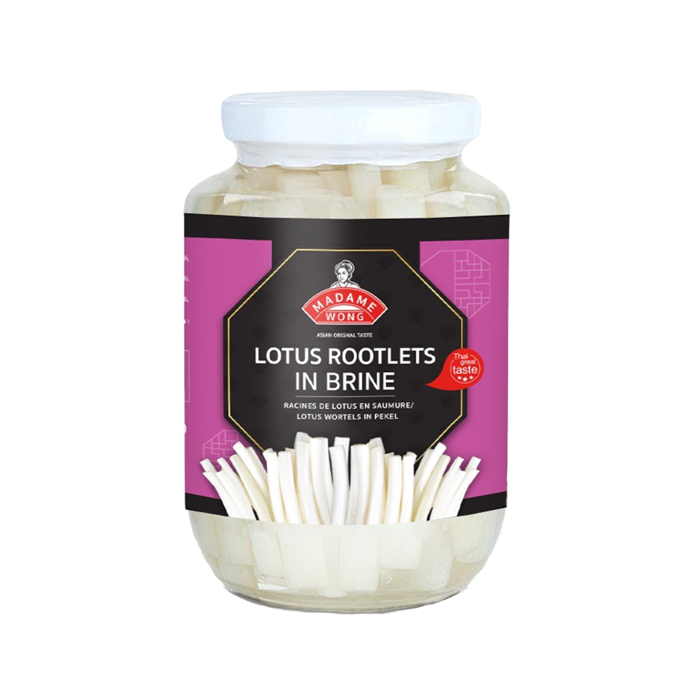 MADAME WONG Lotus Rootlets In Brine 454g (Case 24)