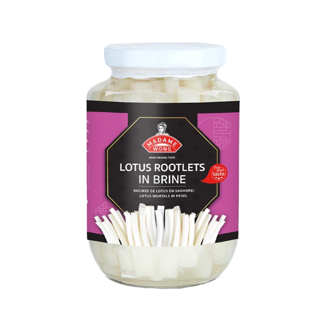 MADAME WONG Lotus Rootlets In Brine 454g (Case 24)