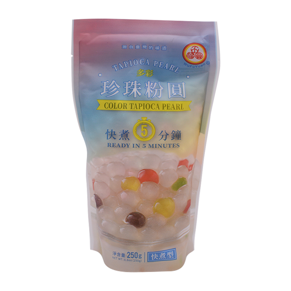 Wu Fu Yuan Tapioca Pearl Colour 250G - Longdan Online Supermarket
