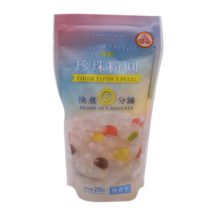 Wu Fu Yuan Tapioca Pearl Colour 250G - Longdan Online Supermarket