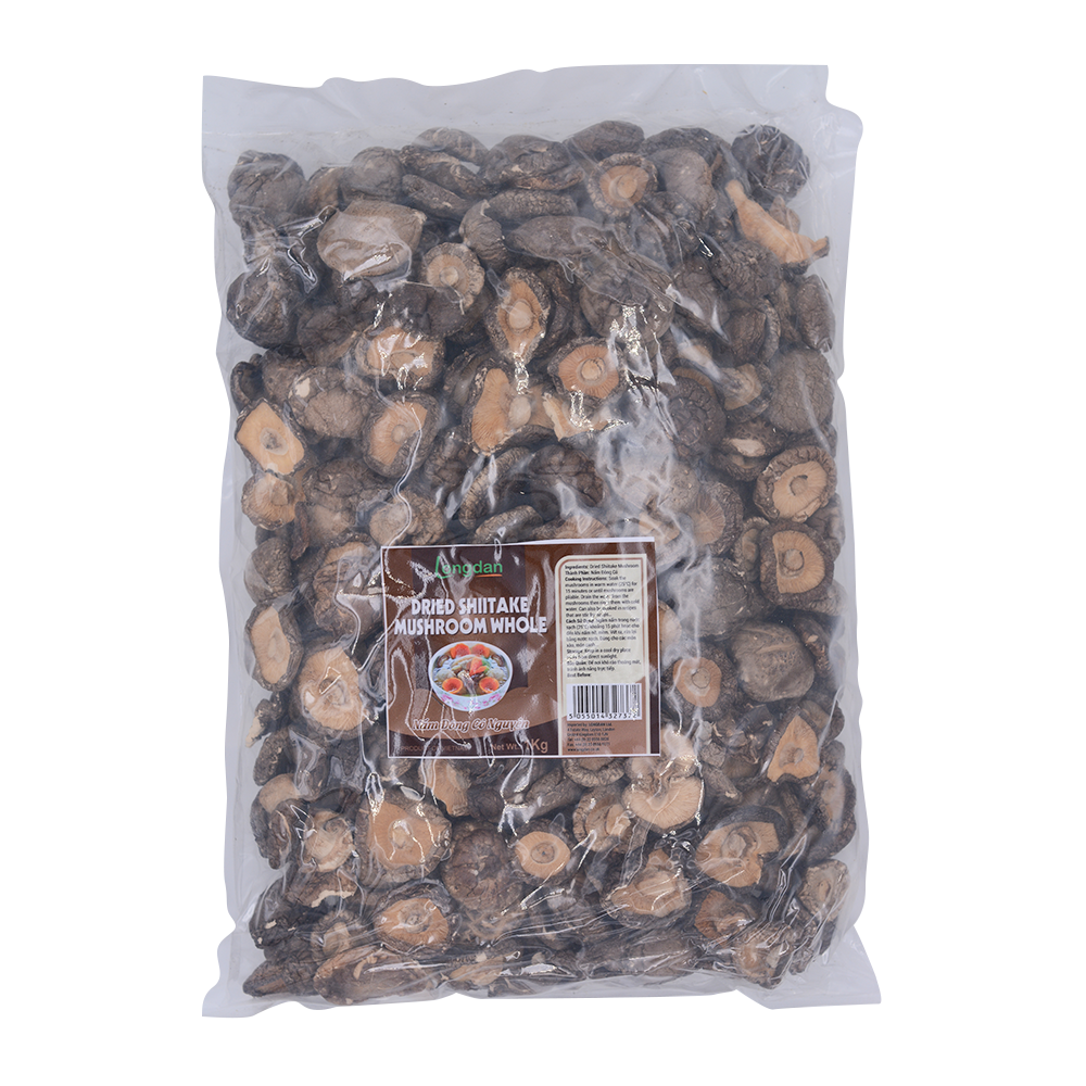 Longdan Dried Shiitake Mushroom Whole 1kg - Longdan Online Supermarket