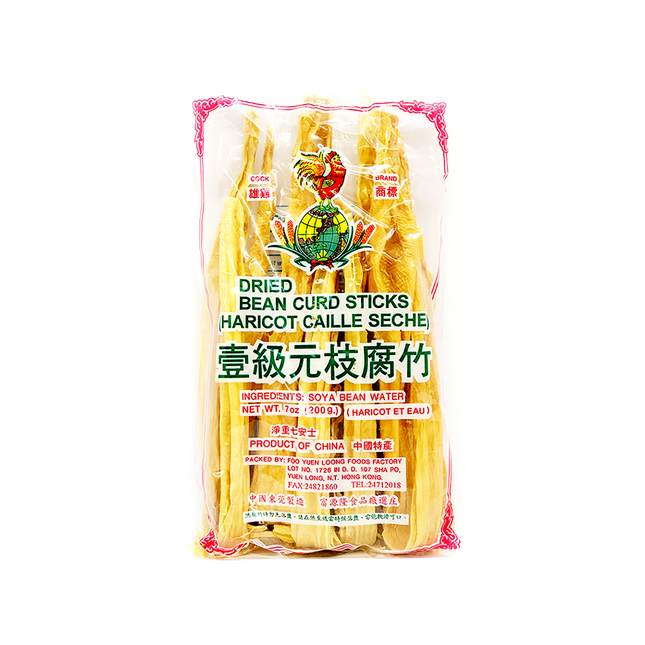 FOO YUEN LOONG Bean Curd Sticks 200g - Longdan Official