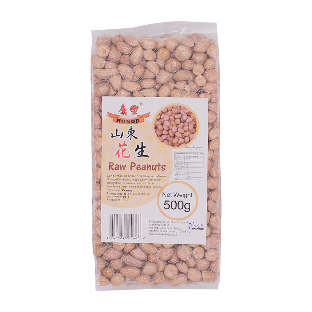 Honor raw peanuts 500g - Longdan Online Supermarket