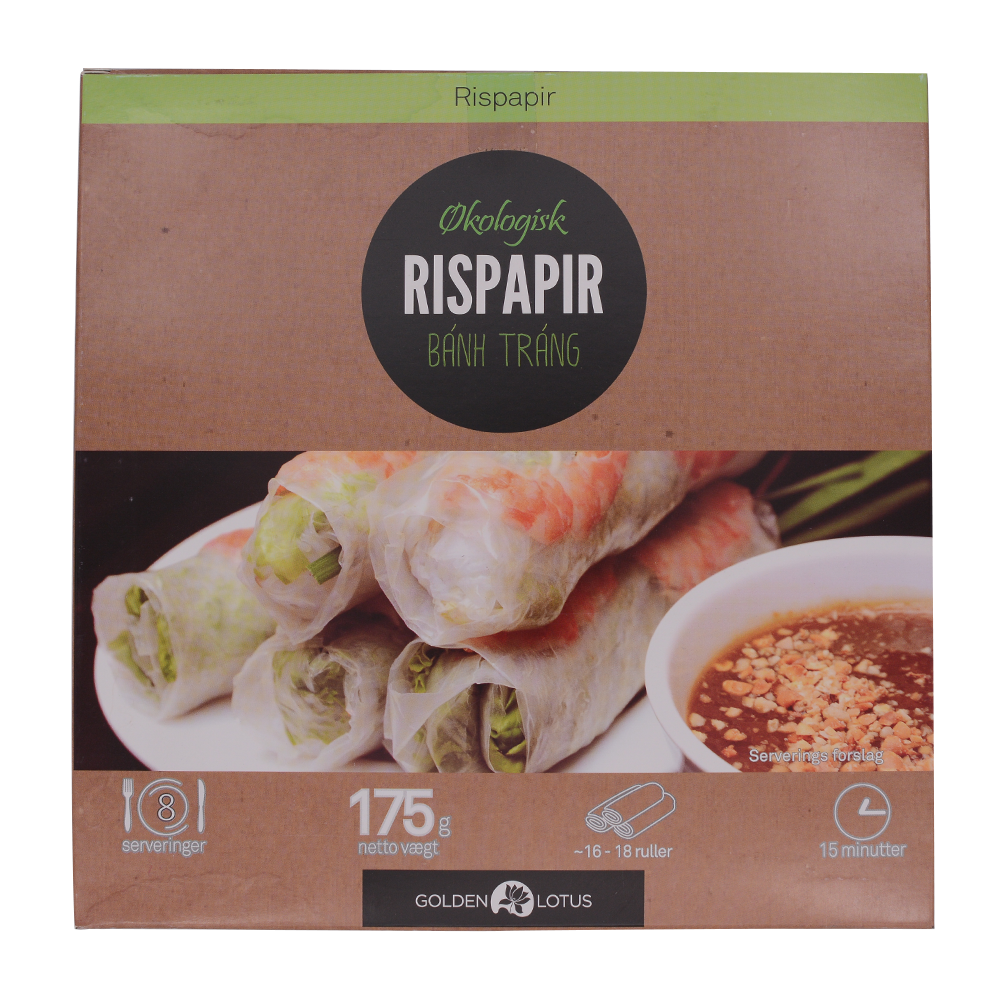 Golden Lotus Organic Rice Paper 175g - Longdan Online Supermarket
