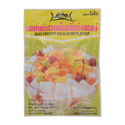 Lobo Agar Dessert Mix Almond 130g - Longdan Online Supermarket