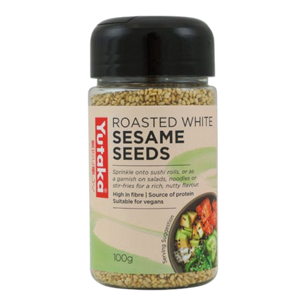 Yutaka White Roasted Sesame Seeds 100G (Case 8)