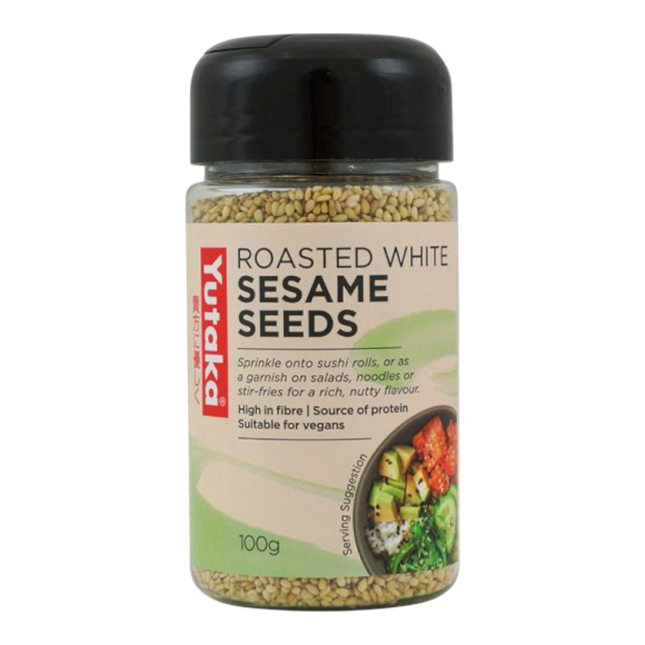 Yutaka White Roasted Sesame Seeds 100G (Case 8)