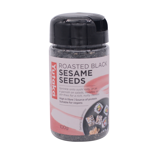 Yutaka Black Roasted Sesame Seeds 100g - Longdan Online Supermarket