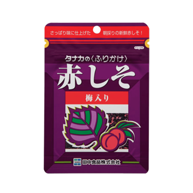 TANAKA Furikake Shokuhin Red Perilla With Plum 18g (Case 120)