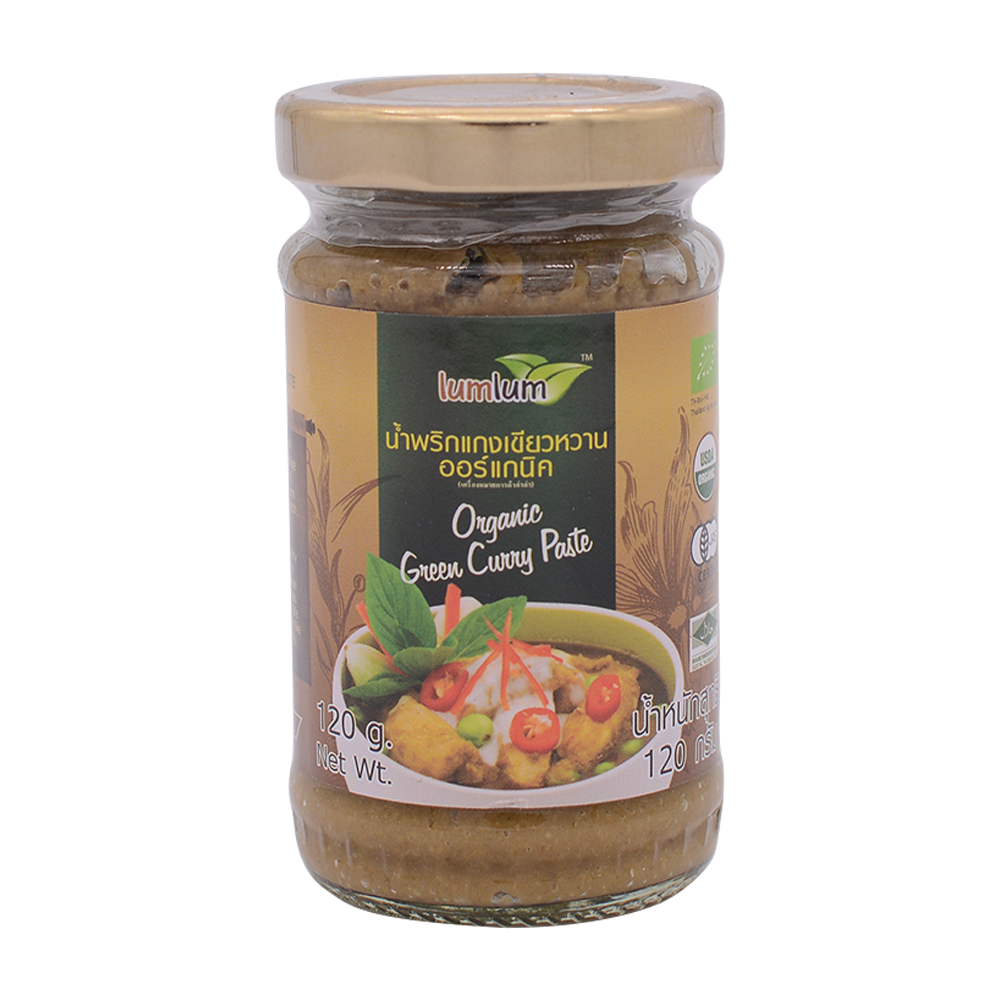 LumLum Organic Green Curry Paste 120g - Longdan Online Supermarket