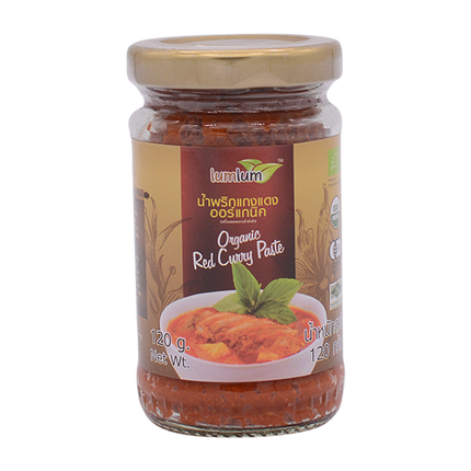 LumLum Organic Red Curry Paste 120g - Longdan Online Supermarket