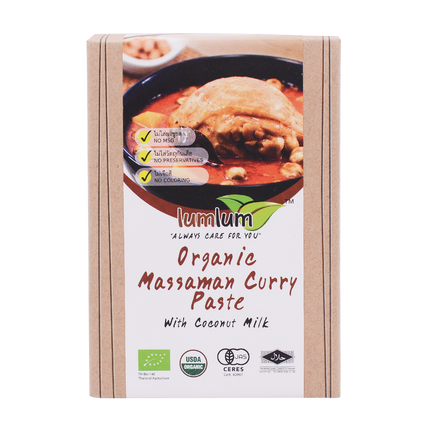 LumLum Organic Massaman Curry Paste 100g - Longdan Online Supermarket