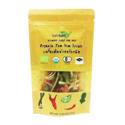 LumLum Organic Tom Yum Spices 15g - Longdan Online Supermarket